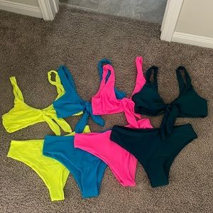 4 SHEIN high-waisted bikinis
